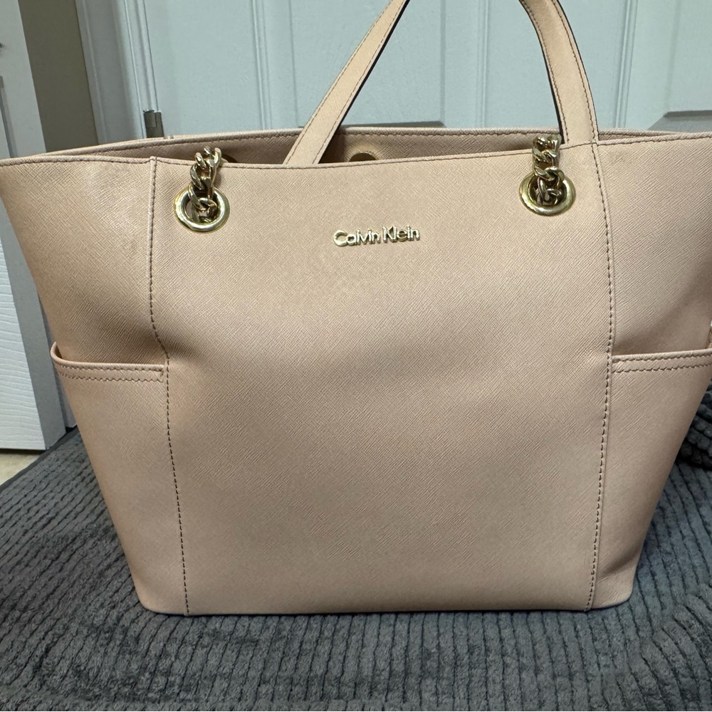 Calvin Klein Women's Light Tan Tote Bag